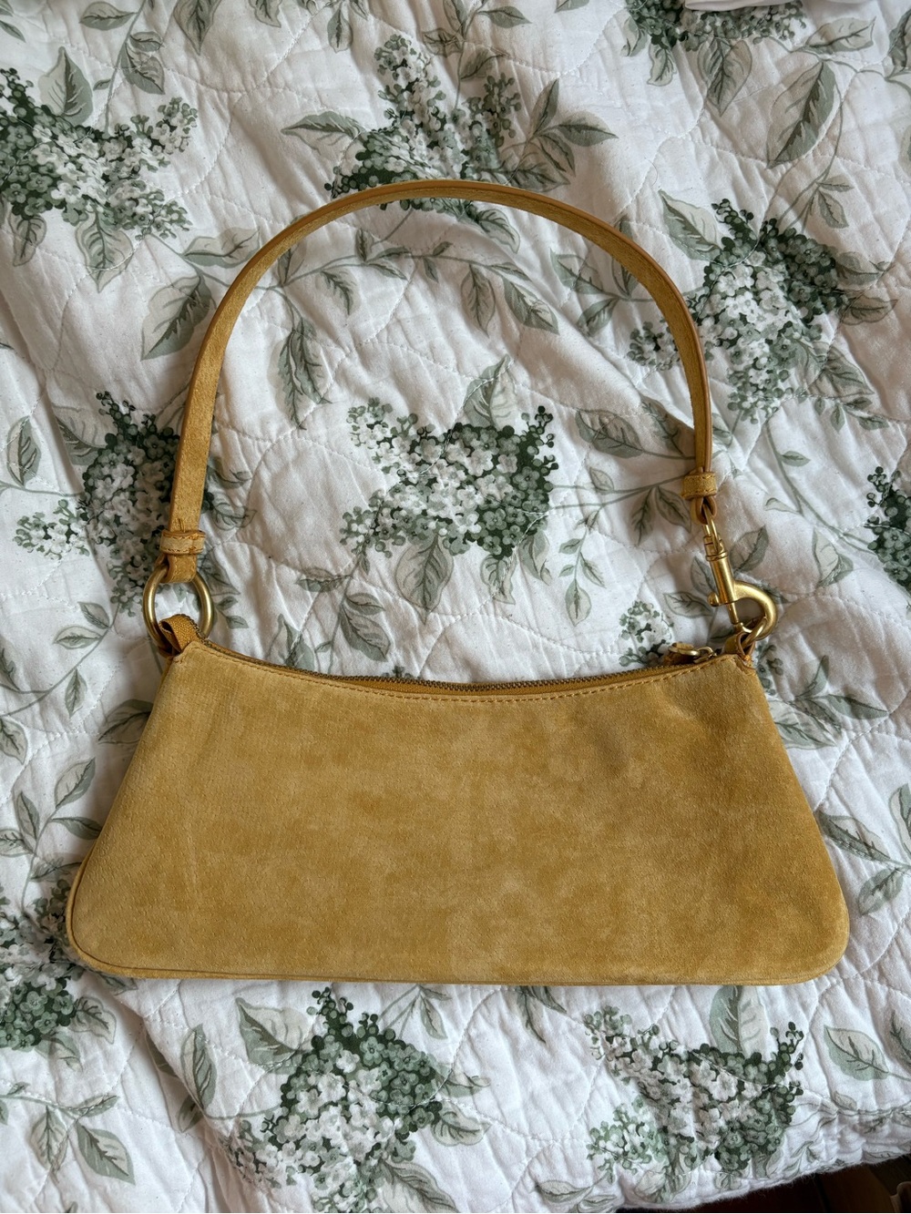 faux suede Shoulder Bag